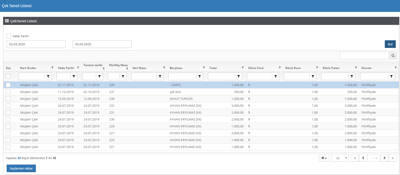 çek çıkışı banka